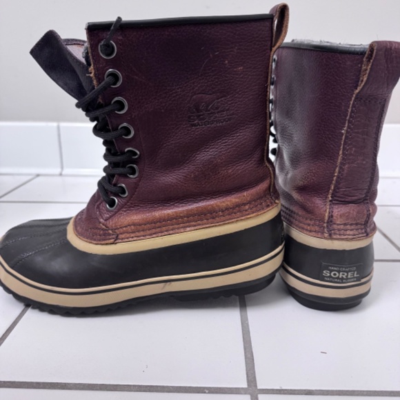 Sorel Men’s WaterProof Premium Boots Tobacco Brown US Size 8 main image 6
